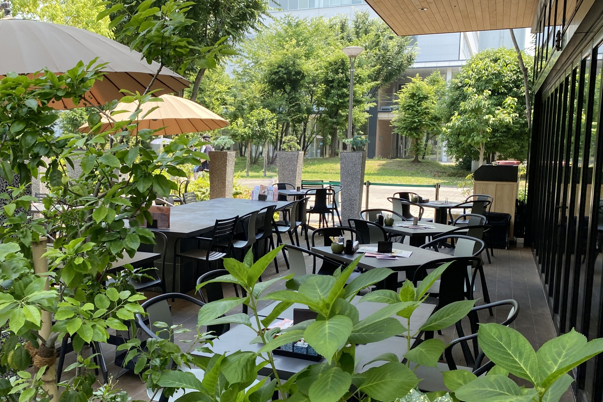 静かなカフェの画像